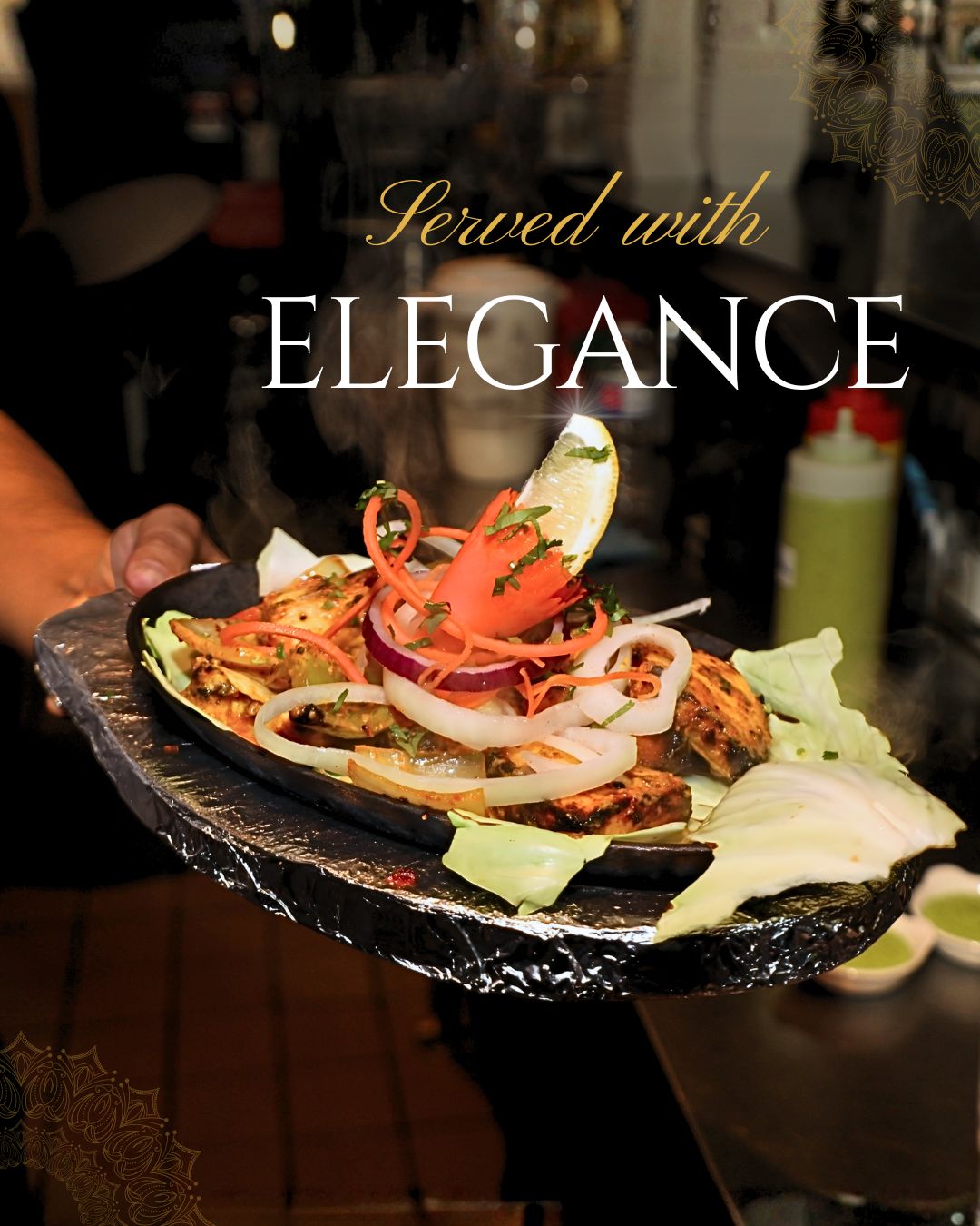 Beige and Maroon Traditional Kebab Restaurant Food Instagram Post (26)